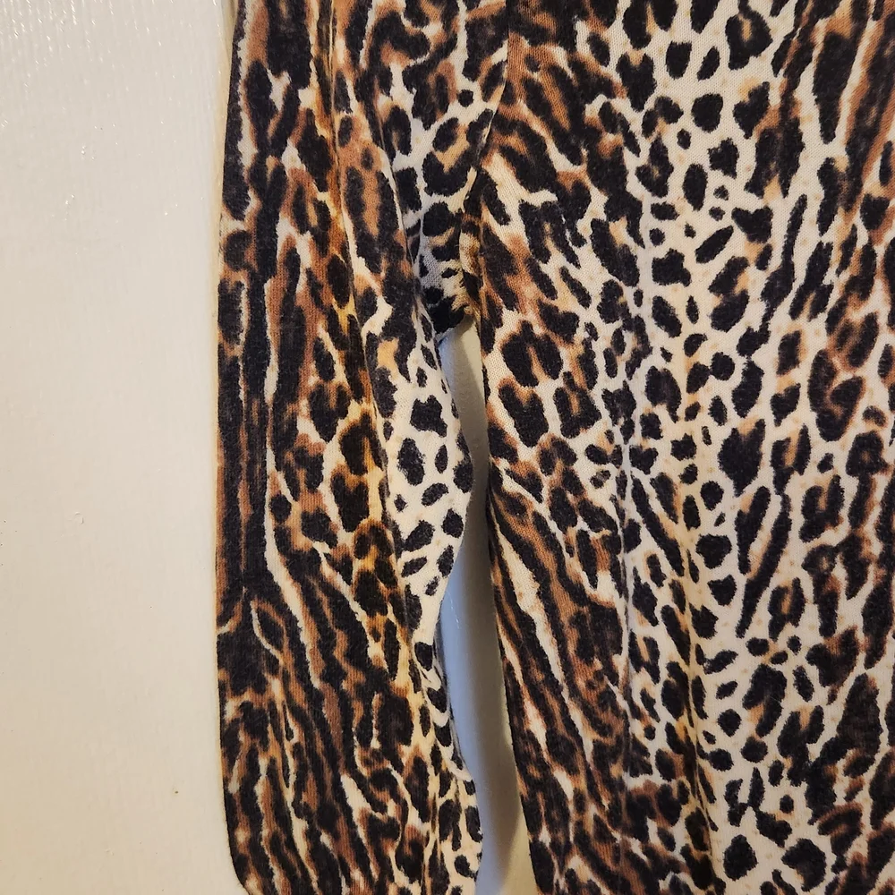 J. Crew Leopard Print Sweater